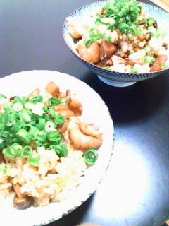 簡単!鳥もも&しめじの混ぜご飯(・ω・)-レシピのメイン写真