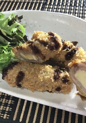 【美人レシピ】豚肉とチーズの一口カツ-レシピのメイン写真