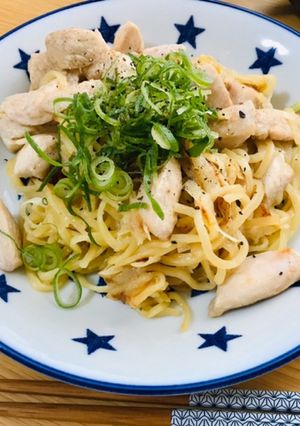 ドレッシングを使った塩焼きそば-レシピのメイン写真