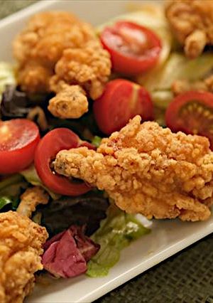 「冷凍甲子園ヒーロー揚げ」簡単デリサラダ-レシピのメイン写真