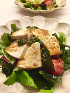 胡麻ドレッシング ワカメと豆腐のサラダ-レシピのメイン写真