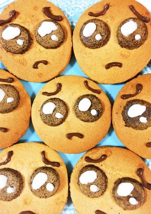 ココナッツオイルでぴえんクッキー-レシピのメイン写真