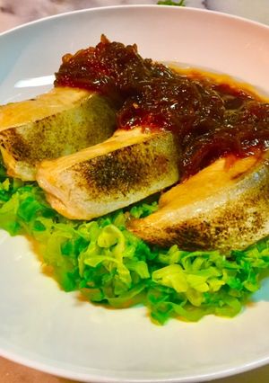 No2413ブリの照り焼きの生姜焼き風-レシピのメイン写真