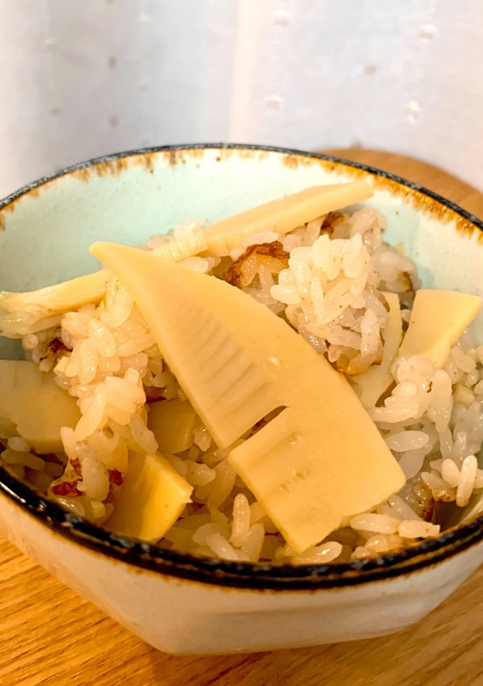 超簡単　絶品　醤油と白だしだけの筍ご飯-レシピのメイン写真