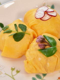 春野菜入り薄焼き卵の手毬寿司-レシピのメイン写真