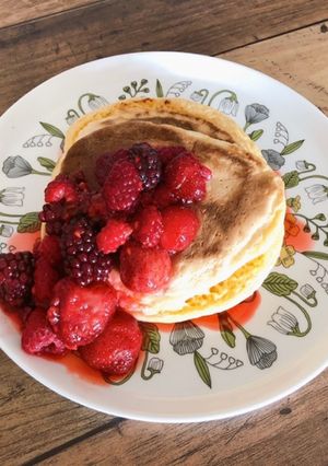 《強力粉消費》パンケーキ-レシピのメイン写真