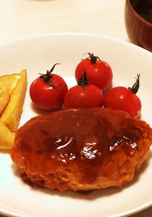 ぶり大根リメイク♫簡単ハンバーグ-レシピのメイン写真