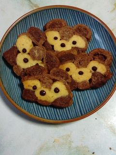 ダッフィーのアイスボックスクッキー-レシピのメイン写真