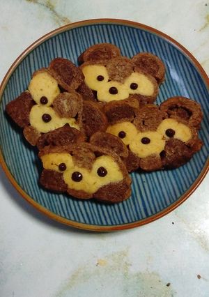 ダッフィーのアイスボックスクッキー-レシピのメイン写真