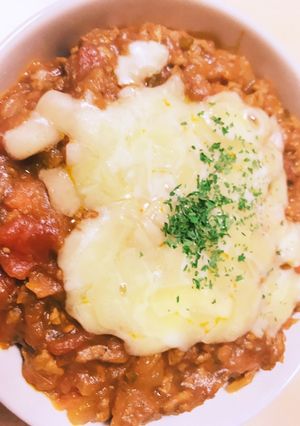 誰でも簡単20分！チーズキーマカレー-レシピのメイン写真