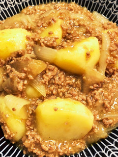 カレー風味のそぼろじゃが-レシピのメイン写真