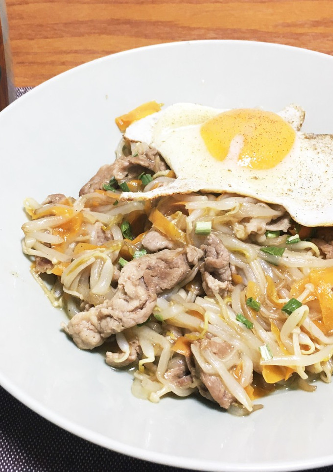 もやしと豚肉の中華あんかけ炒め-レシピのメイン写真