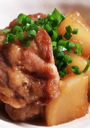 お酢で柔らか時短☆豚肩ロース大根の甘辛煮-レシピのメイン写真