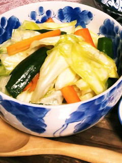 作りおきに☆キャベツの熱々甘酢漬-レシピのメイン写真