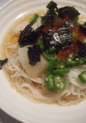 大根おろしでひえひえ～！ぶっかけそうめん-レシピのメイン写真