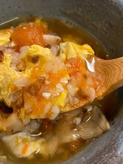 しいたけだらけのトマトスープで免疫力!-レシピのメイン写真