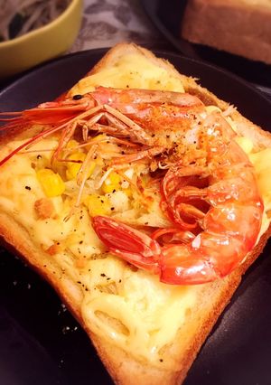 食パンのマヨ玉コーン焼き お好みの具で♡-レシピのメイン写真