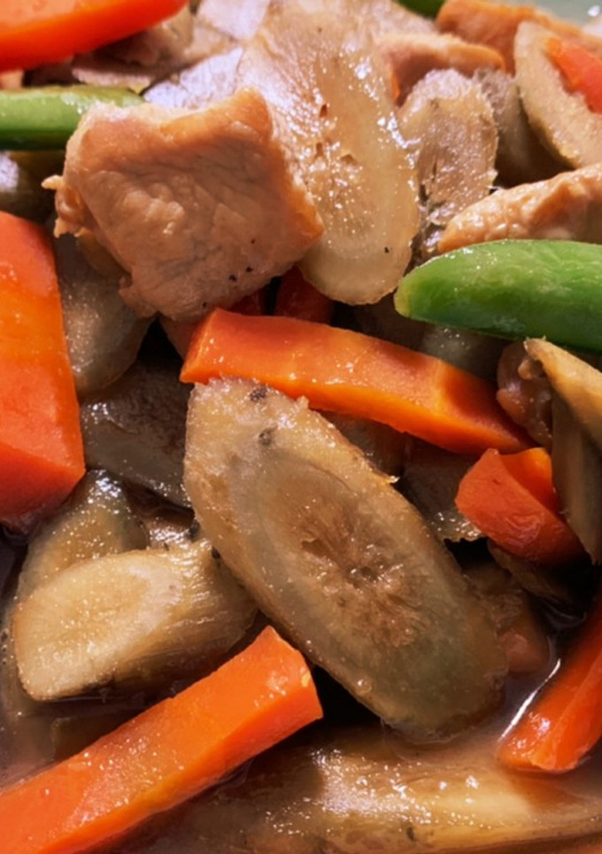 作り置きごぼうと鶏肉の炒め煮-レシピのメイン写真