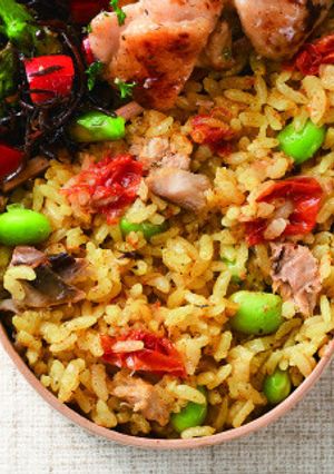 サバ缶とトマトのカレーピラフ☆-レシピのメイン写真