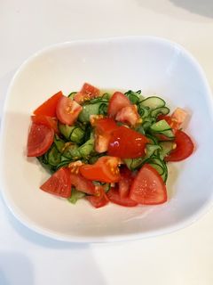 きゅうりとトマトの酢の物-レシピのメイン写真