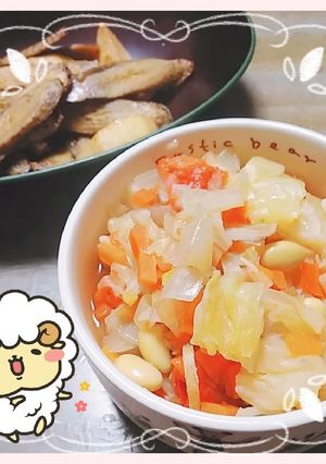 マクロビ☆重ね煮のデトックス豆スープ-レシピのメイン写真