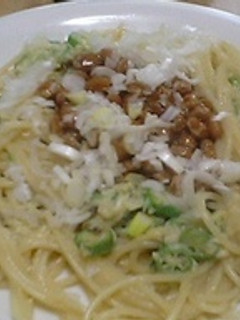 とろねば和風パスタカルボナーラ風-レシピのメイン写真