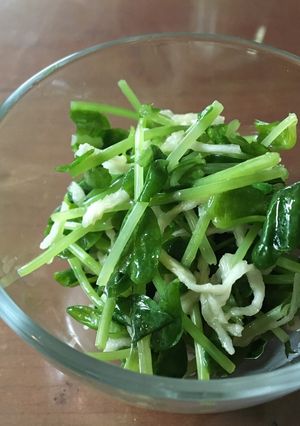 豆苗と切り干し大根の中華風-レシピのメイン写真