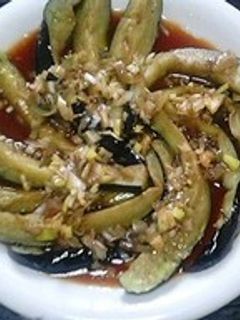 揚げナスの香味ソース-レシピのメイン写真