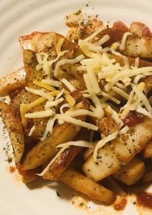 ジャガイモ&白菜のトマトソース炒め-レシピのメイン写真