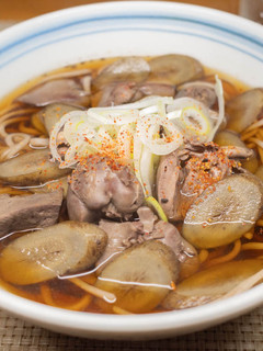ごぼう鶏もつ蕎麦-レシピのメイン写真