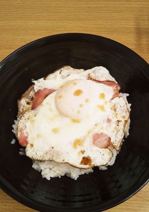 簡単☆ずぼら☆節約☆焼豚卵飯風-レシピのメイン写真