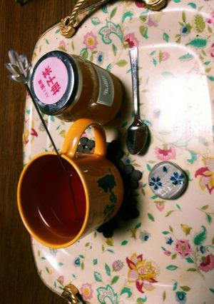 温かく⤴⤴癒されます☺柚子茶ティー☺⛄☕-レシピのメイン写真
