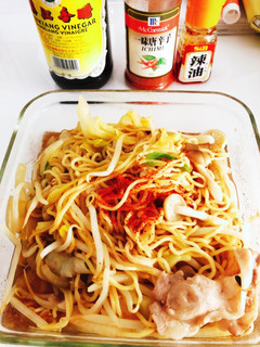 レンジで作る、ピリ辛塩焼きそば☆-レシピのメイン写真