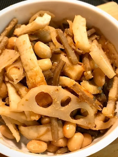 食物繊維が豊富◎根菜のニンニク味噌金平-レシピのメイン写真