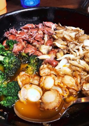 時短メニュー!ホタルイカと舞茸アヒージョ-レシピのメイン写真