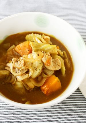 簡単♪キャベツと豚肉のカレーシチュー-レシピのメイン写真