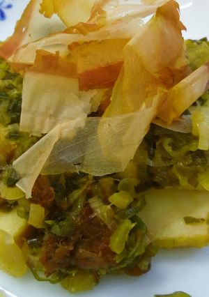 【病院】厚あげねぎおかかやき【給食】-レシピのメイン写真