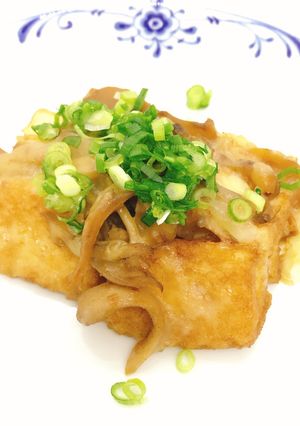 【病院】厚あげチーズおかかやき【給食】-レシピのメイン写真