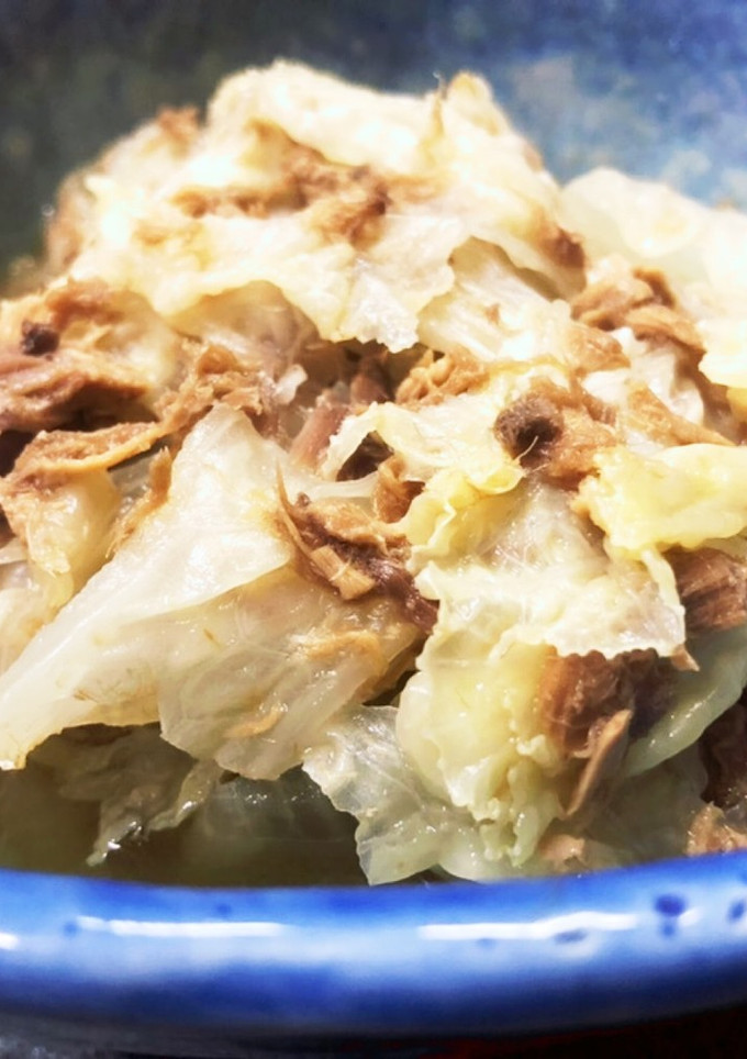 時短、簡単、白菜とはごろも煮の煮物-レシピのメイン写真