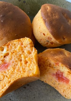 HMとトマト缶【ピザマフィン】-レシピのメイン写真
