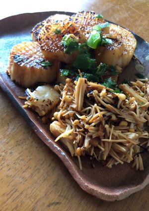 ダイコンとエノキのバタポン焼き-レシピのメイン写真
