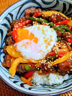牛ハラミ丼-レシピのメイン写真