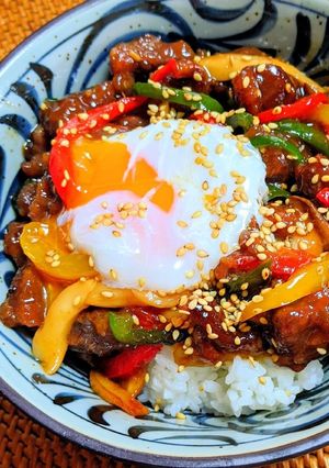 牛ハラミ丼-レシピのメイン写真