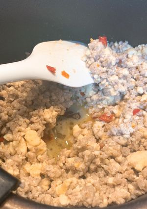 豚or鳥肉のひき肉と豆腐のさっぱり炒め-レシピのメイン写真