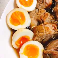 A picture of 常備菜♥旦那イチオシ濃いめの★半熟味玉★.