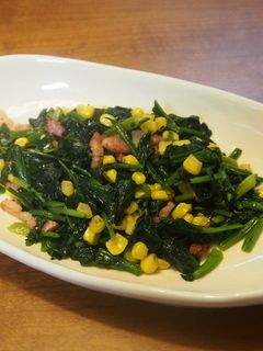 【簡単】ほうれん草のバターソテー-レシピのメイン写真