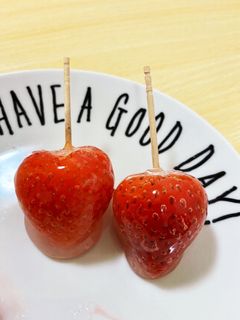 レンジでいちご飴☆-レシピのメイン写真