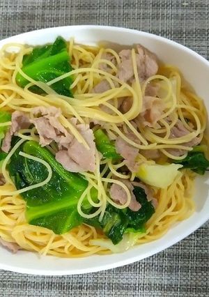 超簡単！キャベツと豚肉の和風パスタ☆-レシピのメイン写真