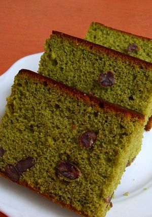 おウチで出来る♪抹茶あずきカステラ♡-レシピのメイン写真