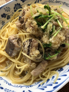 イワシの缶詰の和風おろしパスタ-レシピのメイン写真